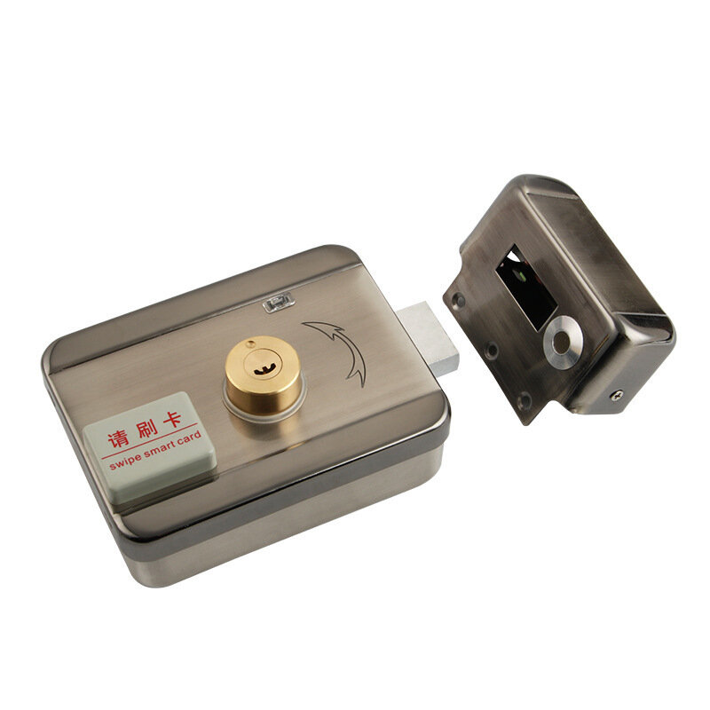 fuan366 ID Integrated Card Swipe Door Lock Home Anti-theft Door Lock Swipe Card Access Control All-in-one Machine