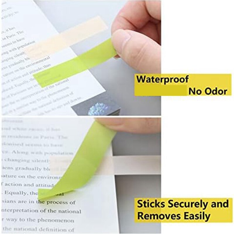 140 Colors Books Tabs For Annotating,Sticky Tabs Clear Sticky Notes, Morandi Page Markers For Notebooks,(2800Pcs) Easy Install