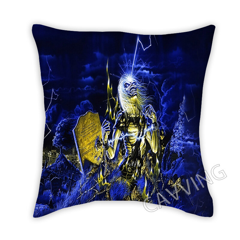 Gothic Horror Skull 3D Printed  Polyester Decorative Pillowcases Throw Pillow Cover Square Zipper Cases Fans Gifts Home Decor