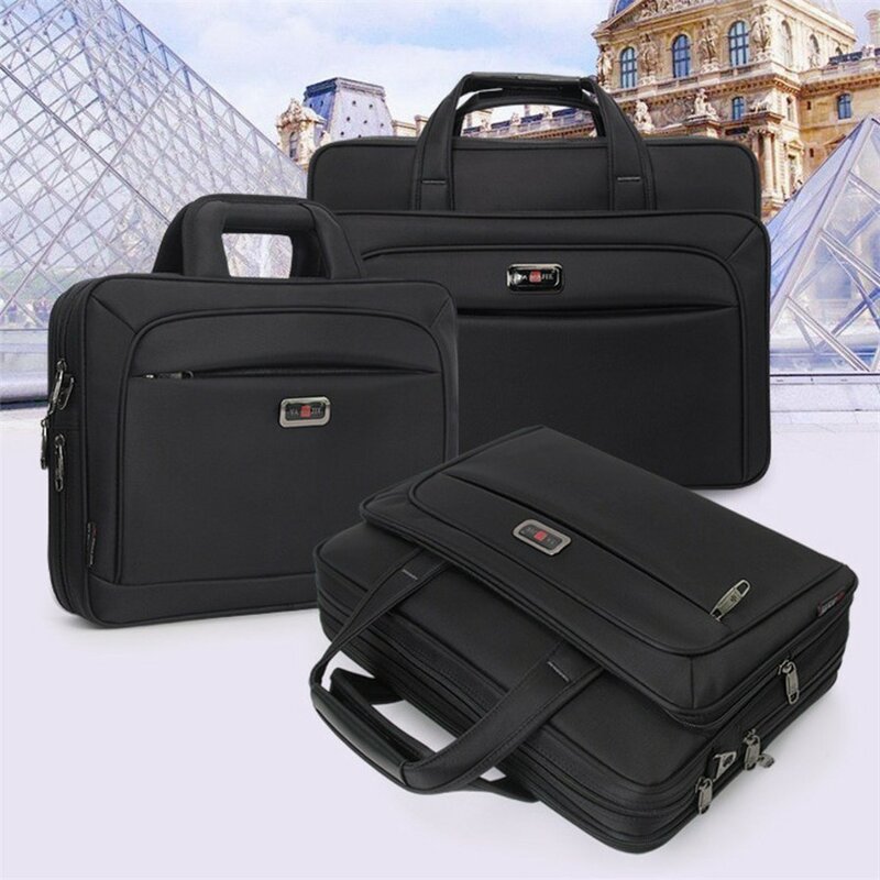 Large Capacity Men Single Shoulder Bag 14" 15" 16 Inches Travel Bag Men's casual fashion Handbags Business Briefcase Laptop Bag