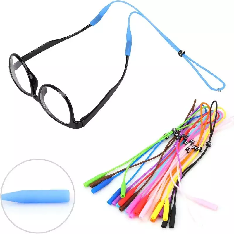 1/3 pz regolabile elastico Silicone occhiali da vista cinghie occhiali da sole catena sport antiscivolo stringa occhiali corde supporto per cordino