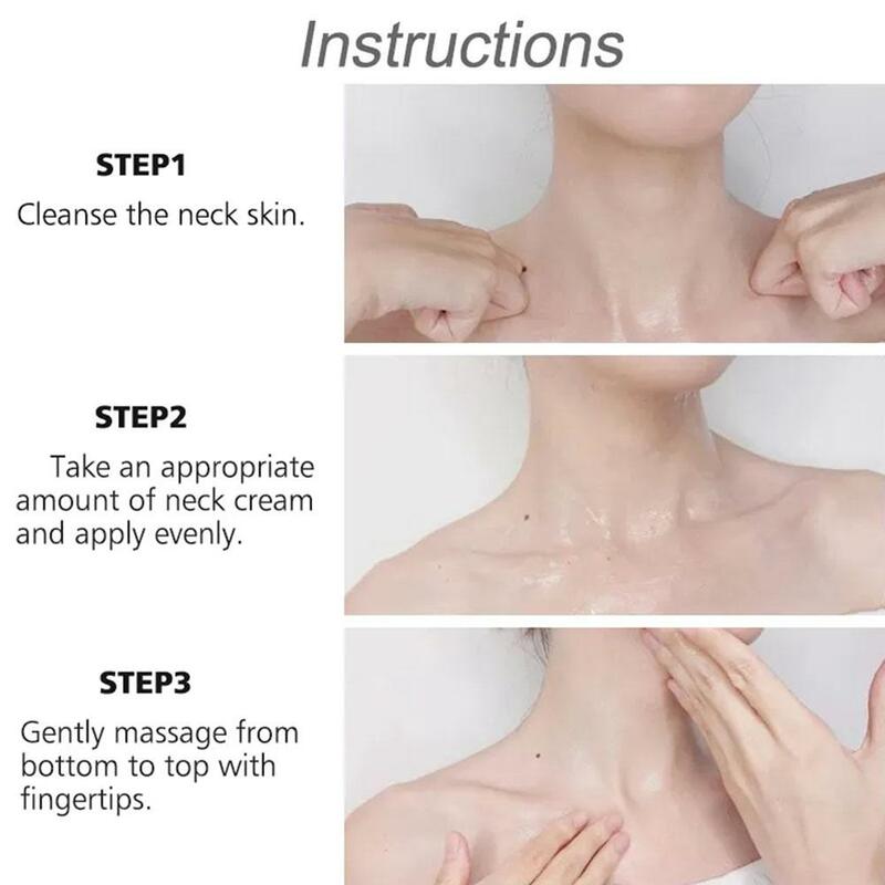 Preparat przeciwzmarszczkowy odmłodzenie szyi ujędrnienie skóry krem wybielający nawilżający kształt piękna produkty do pielęgnacji skóry szyi
