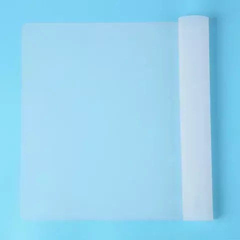 Tapete de resina de silicone transparente, antiderrapante, resistente ao calor, almofada transparente, placa pegajosa reutilizável, UV epóxi artesanato fazendo ferramenta