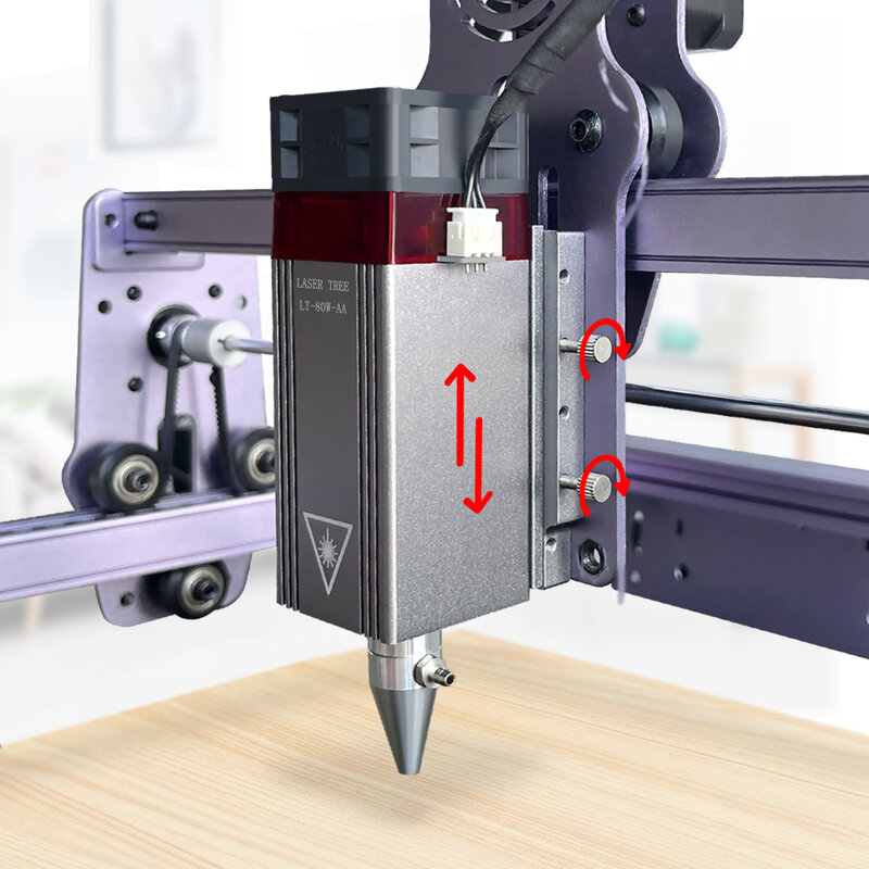 LASER TREE-CNC Laser Engraving Machine Suporte do módulo ajustável, deslizando a placa, Liftable, ajustável