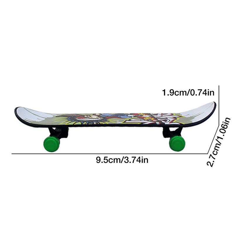 Skateboard Jari Multiwarna Mainan Scooterkateboard Jari Mainan Anak-anak Pelatihan Jari Kreatif Ulang Tahun Natal