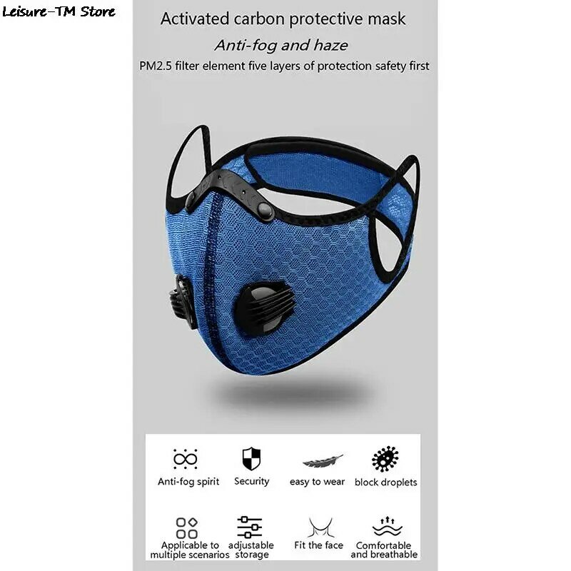 Masker Wajah Yang Dapat Dicuci dan Digunakan Kembali Cosplay Halloween Masker Olahraga Berkuda Luar Ruangan