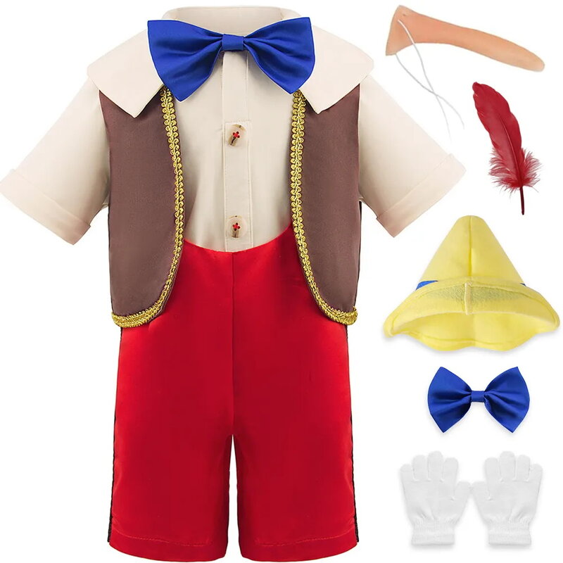 Ensembles de Pâques pour enfants, costume de cosplay de fête de carnaval d'Halloween, vêtements de performance sur scène pour garçons, enfants de 1 à 6 ans