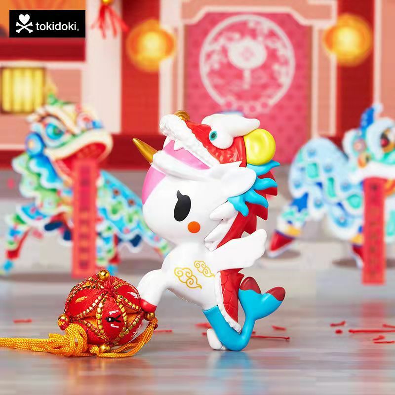Tokidoki Tas Tebak Kotak Buta Tahun Baru Tiongkok Putri Duyung Unicorn Mainan Kotak Misteri Caja Ciega untuk Anak Perempuan Tokoh Anime Hadiah Model Lucu