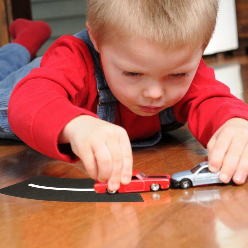 Naklejki samoprzylepne rolka naklejek dla samochodów przyklejających się do podłóg i ścian interaktywny pulpit rodzic-dziecko