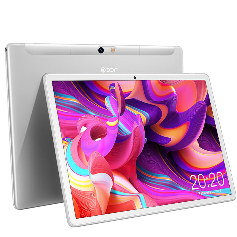 Tablette PC Android de 10.1 pouces, avec processeur Octa Core, 4 Go de RAM, 64 Go de ROM, réseau 3G, Bluetooth, Wifi, batterie 5000mAh