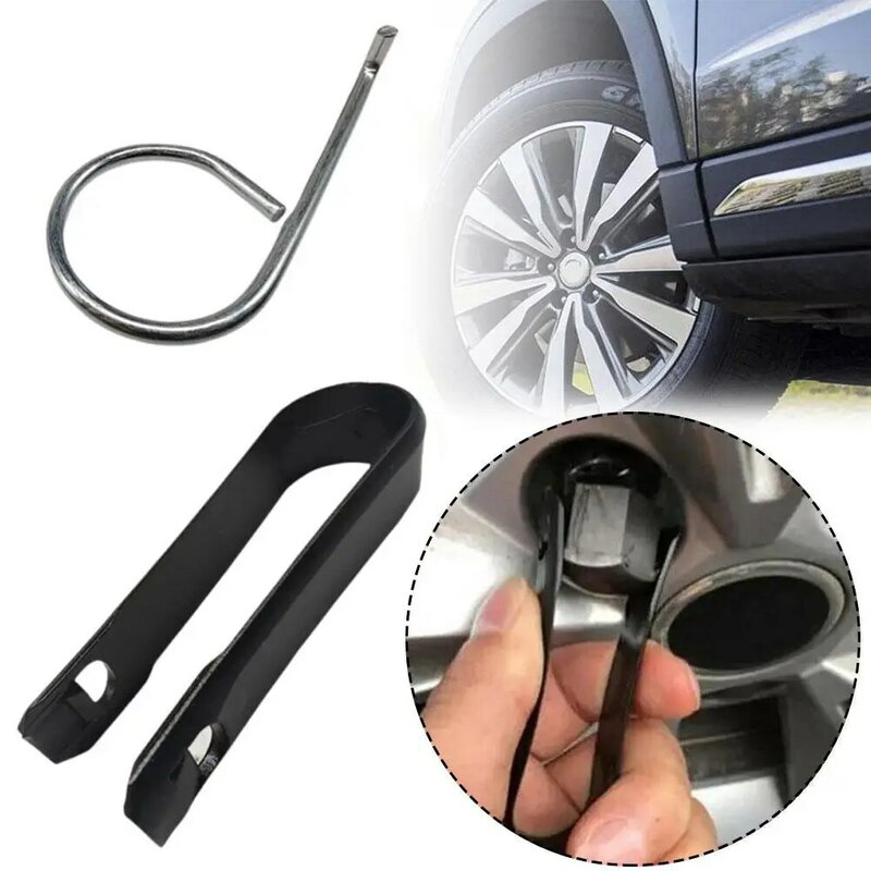 2024 New Auto Wheel Bolt Caps Puller Hook Anti-theft Cap Removal Screw Cover Nut Cap Extractor Hook Removal Tool Wheel B2e0