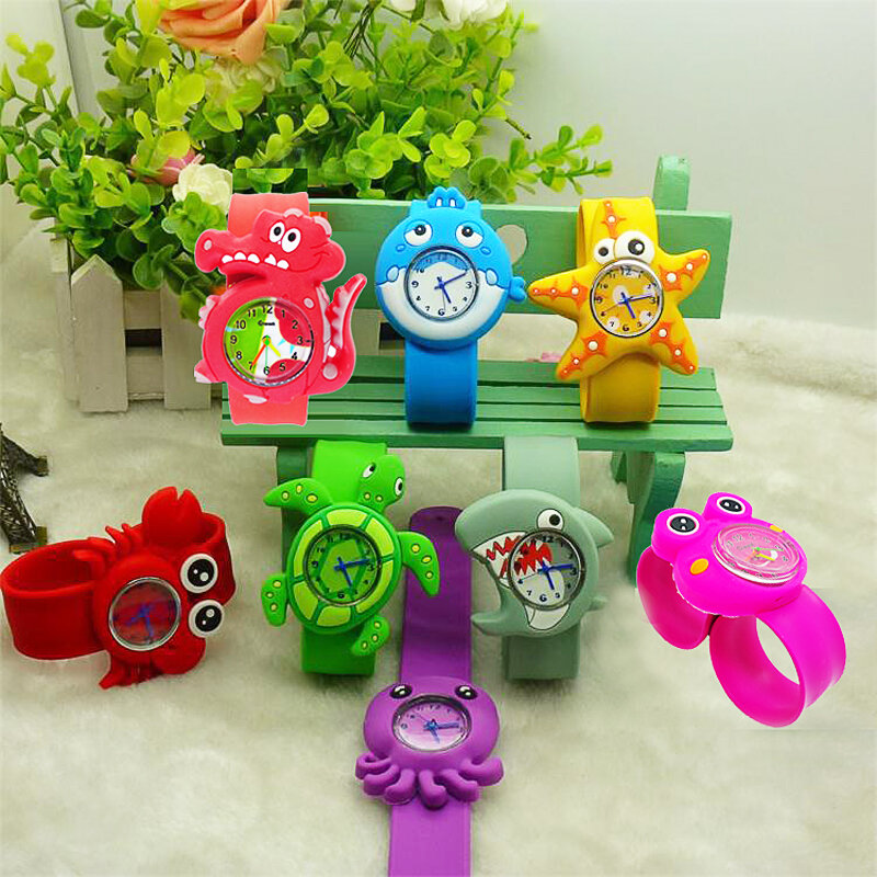 Reloj Digital para niños y niñas, nuevo accesorio de pulsera electrónico con diseño de tiburón acuático, pulpo, poni, unicornio, regalo de cumpleaños