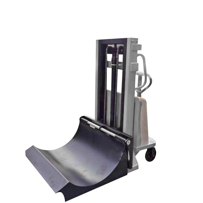 Adjustable off road stainless steel manual electric loading and handling truck mounted forklift