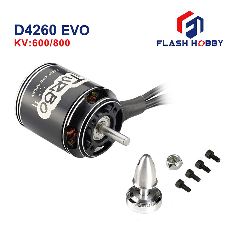 FLASHHOBBY D4260EVO 4260 (3530) 600KV 800KV RC Outrunner Brushless Motor for RC Aircraft Multicopters  Helicopter