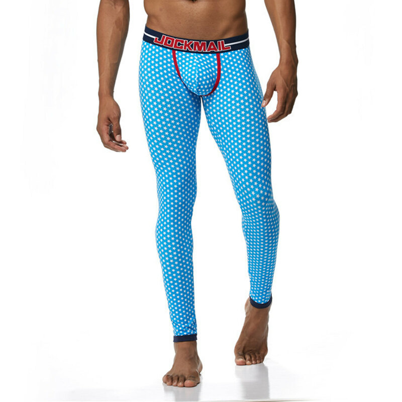 Celana dalam pria celana dalam kualitas tinggi celana dalam boxer kantung besar Long jogn celana legging celana dalam termal tipis pria