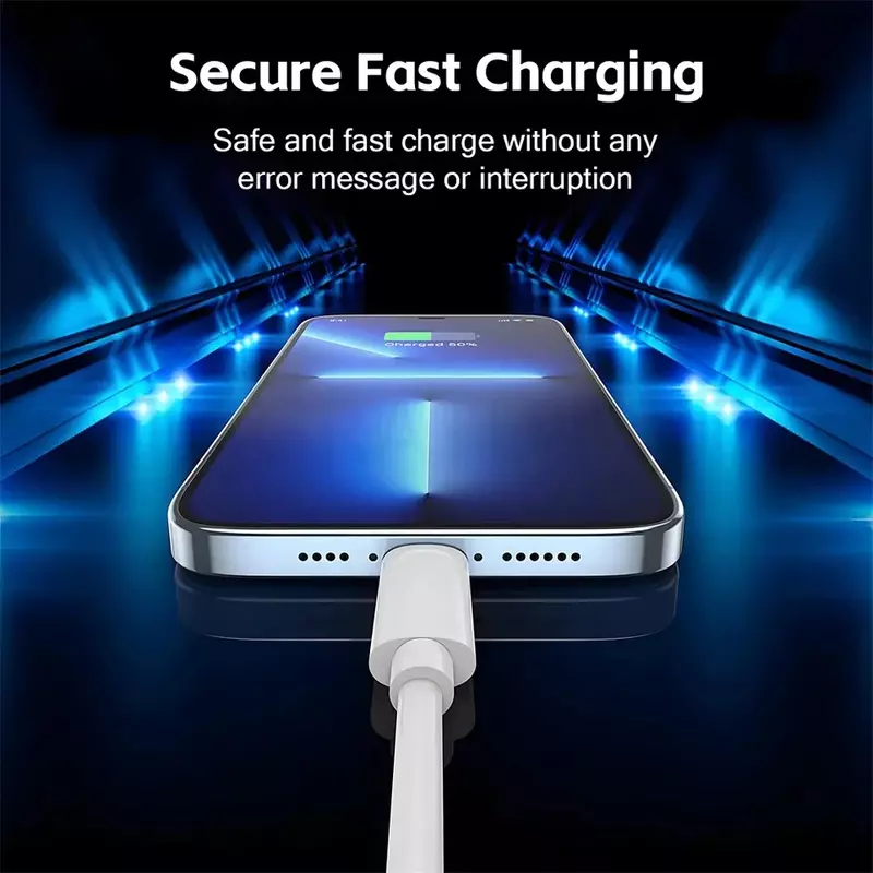 PD 35W Fast Charger Cable for Apple iPhone 14 Plus 13 12 mini 11 Pro XS Max XR X iPad 9 35W PD Fast Charging Cable 1m 1.5m 2m 3m