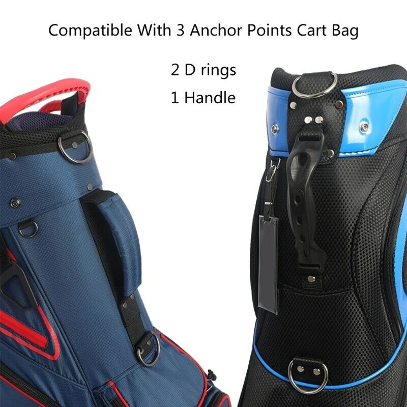 Verstellbarer Golftaschen-Schultergurt, bequeme doppelte Schultergurte, einfache Handhabung