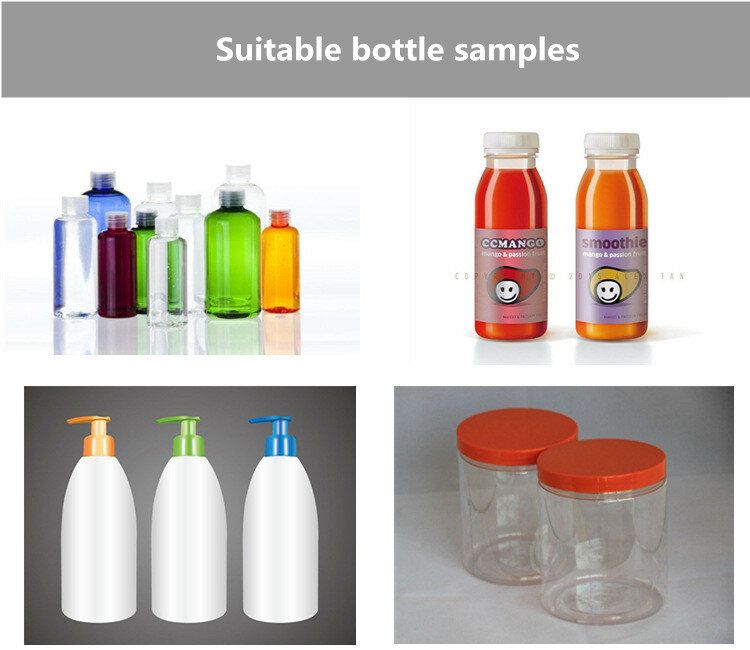Automatyczna plastikowa szklana butelka na sok w małej skali duża maszyna do przyklejania puszek przez cały etykieciarka do okrągłych butelek