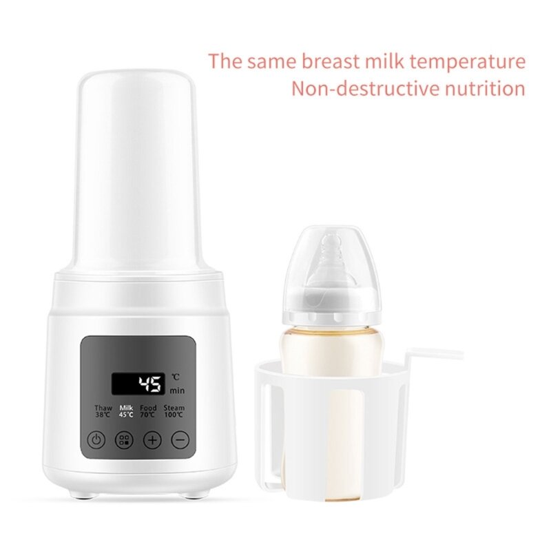 Calentador biberones portátil para bebé, calentador biberones individual para fórmula leche materna, calentador para