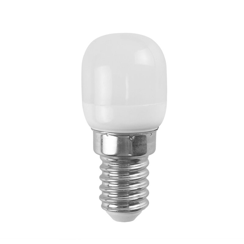 Lâmpada LED e14 t22, 220v-240v, 2w, milho, branco quente, frio, geladeira, indicador preto