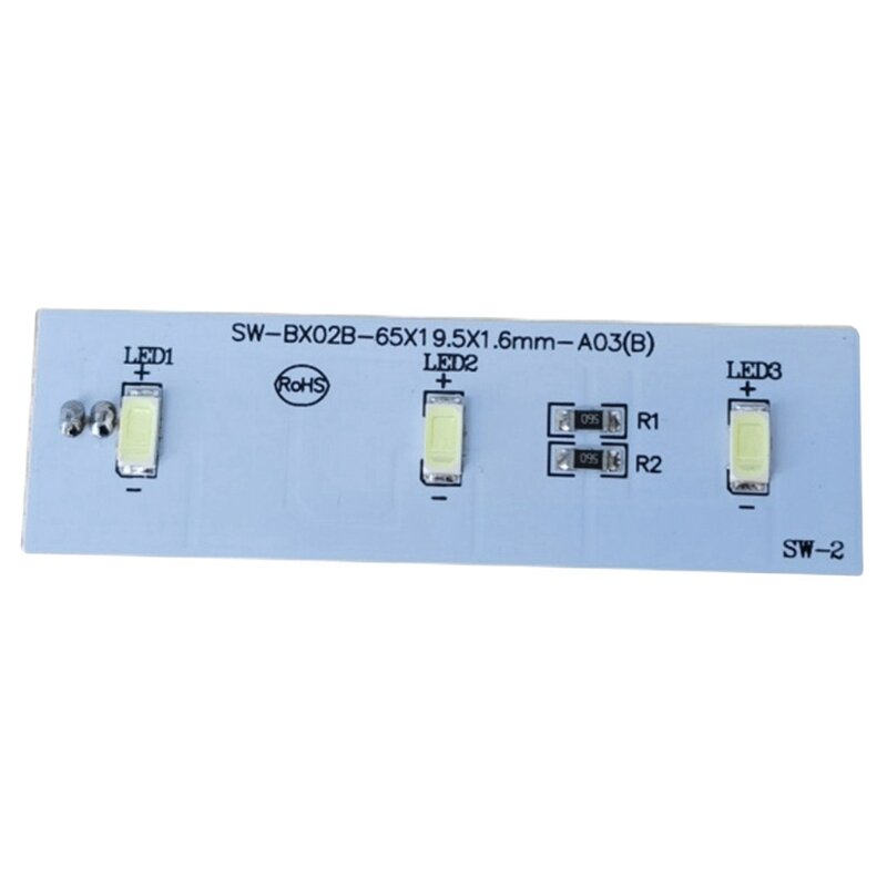 1Pcs kulkas lampu LED SW-BX02B Light Bar untuk Electrolux Freezer suku cadang