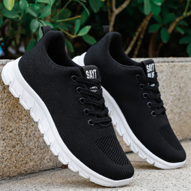 Sports shoes Men's new spring running shoes Breathable Korean version of the trend casual shoes student fashion lace-up shoes