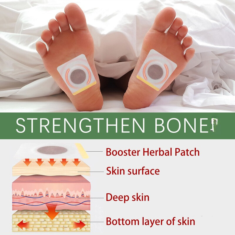 Aumento da altura Bone Plaster Patch para Adultos e Crianças, Grow Taller Foot Patch, Enhancer Altura, 10pcs