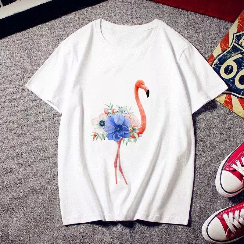 T-shirty damskie z w stylu Casual, letnia F35 Streetwear uroczy Top ubrania zabawny nadruk z krótkim rękawem z okrągłym dekoltem i grafikiem T-shirty damskie