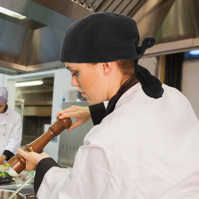 Hat Chef Hat Serving Waiter for Hotel Kitchen Cook Fashion Adjustable Cooking Women's