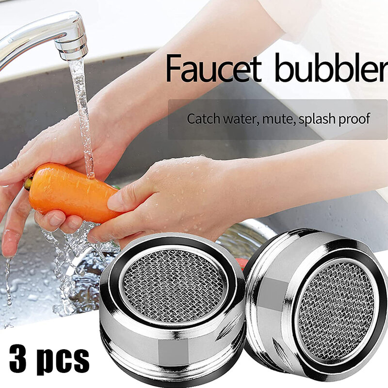 3 pz ottone risparmio idrico rubinetto rubinetto aeratore filtri sostituibili ugello misto 24mm filettatura bagno rubinetto Bubblers parti del bagno