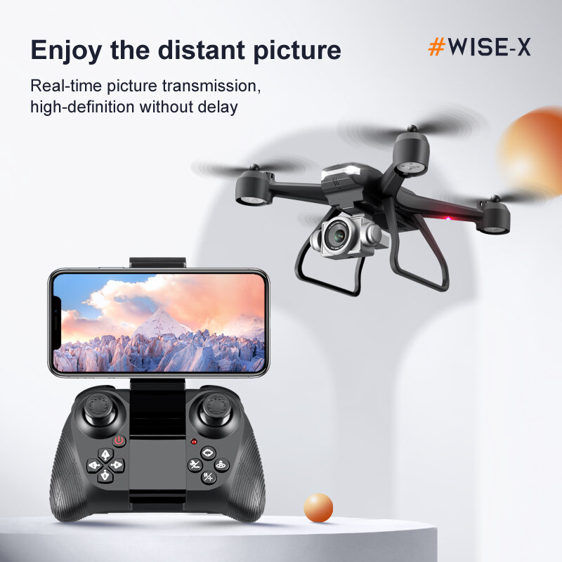 Drone Professionnel V14 avec Caméra Haute Définition 10k, Wifi, FPV, 6000m, Hélicoptère, Télécommande, Quadrirotor, Jouet pour Enfants