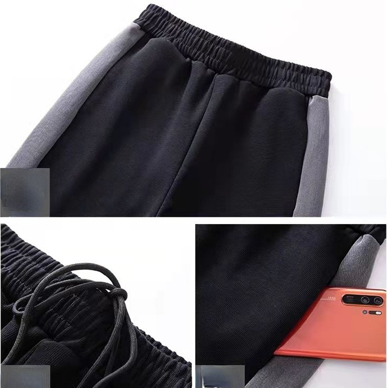 Pantalones sueltos con paneles para mujer, pantalón Harajuku de estilo japonés, Hip-hop, Vintage, minimalista