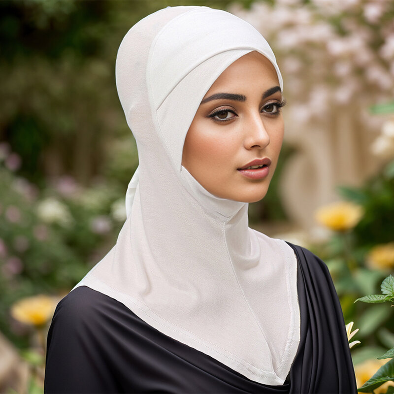 ラマダンイスラムイスラム教徒の女性のためのアンダースカーフ、ヘッドスカーフ、ヘッドスカーフ、ベールヒジャーブ、キャップハット