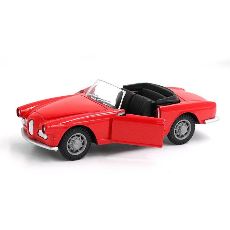 Antik legierung Cabrio Sportwagen Modell Metall abs Spielzeug klassisches Fahrzeug Retro Spielzeug Simulation Geschenk Kinder auto Modell t1v5