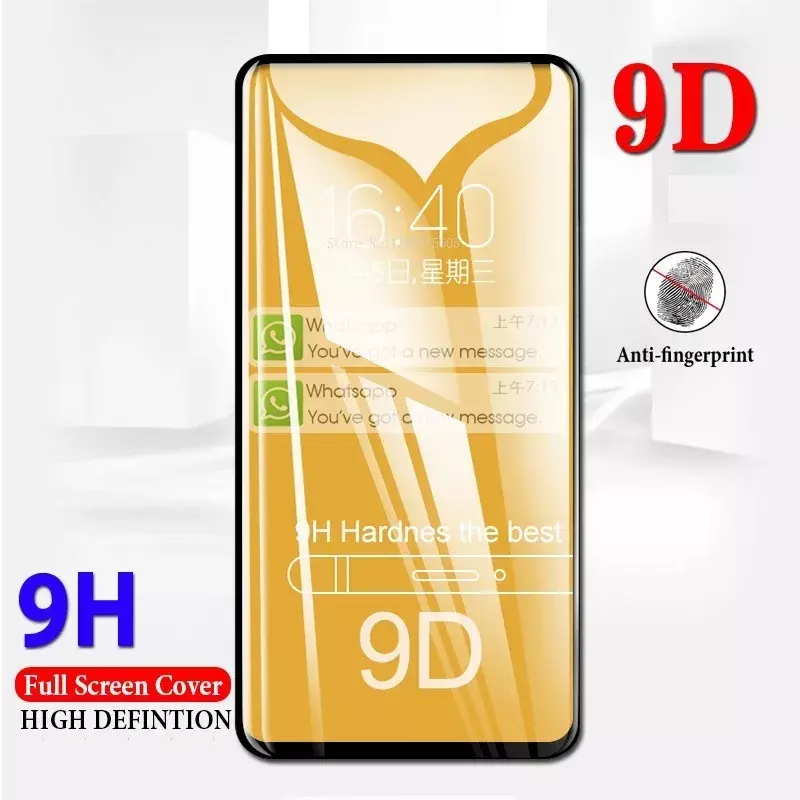 9D Full Cover Tempered Glass For Xiaomi Redmi Note 7 8 9 9s Pro 8T 6 6A 7A 8A 9A Poco X3 F3 M3 M4 X4 NFC 5G Screen Protector