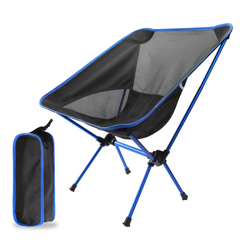 분리형 휴대용 접이식 달 의자, 야외 캠핑 의자 해변 낚시 의자 초경량 여행 하이킹 피크닉 좌석 도구
