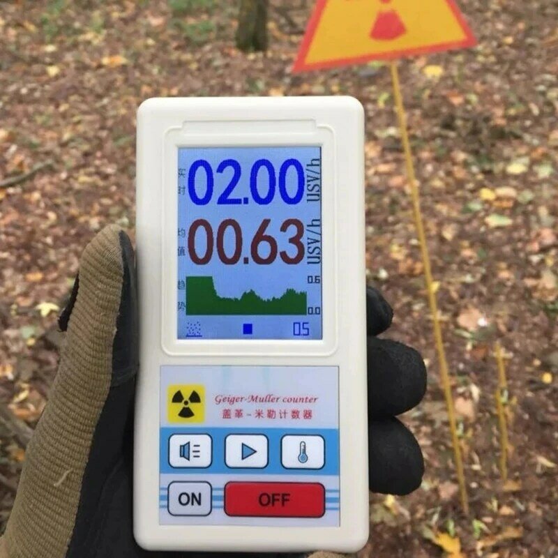 New BR-6 BR-9B Geiger Counter Nuclear Radiation Detector Personal Dosimeter Marble Tester X-Ray Radiation Dosimeter EMF Meter