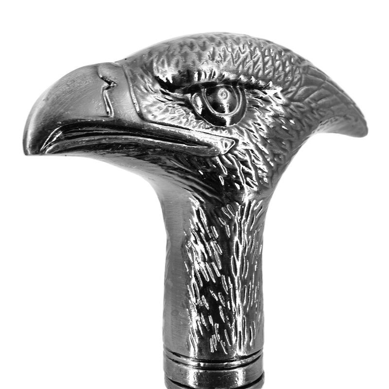 Fashion Eagle Falcon bastone da passeggio bastone elegante testa di aquila canna da passeggio in metallo canne da passeggio uomo mano libera stampella per uomo 92cm