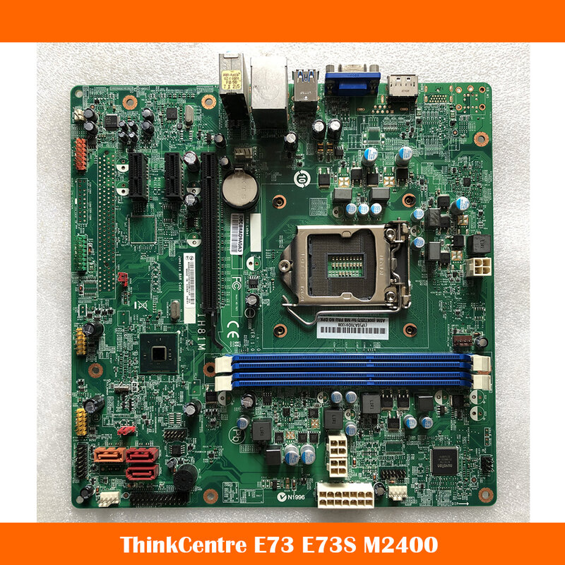 Mainboard Desktop Para Lenovo ThinkCentre E73 E73S M2400 IH81M H81 03T7161 00KT254 00KT255 Motherboard Totalmente Testado