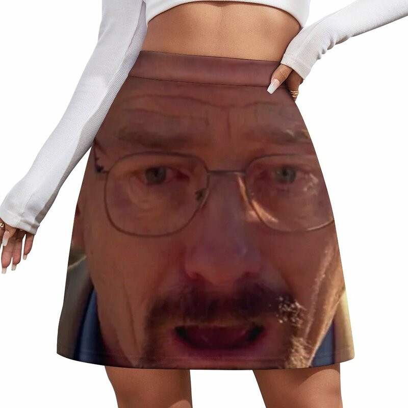 Женская джинсовая мини-юбка с принтом «Уолтер»