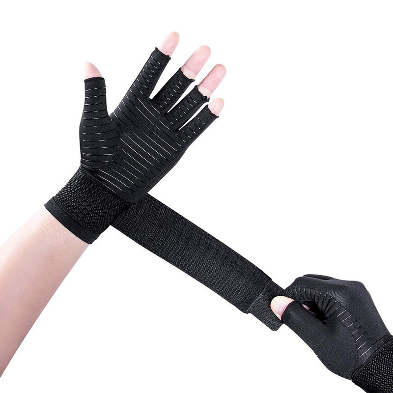 Kompresja nadgarstka artriti antypoślizgowe odporne na zużycie wydłużone Fitness guantes lekkie oddychające damskie rękawice męskie muñequera