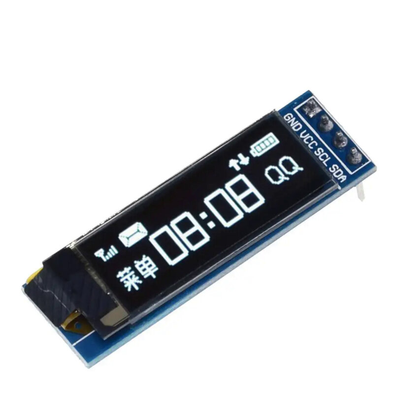 Módulo OLED Blanco/azul para Arduino ROHS, pantalla LED LCD de 0,91 pulgadas, 128x32, 0,91 pulgadas