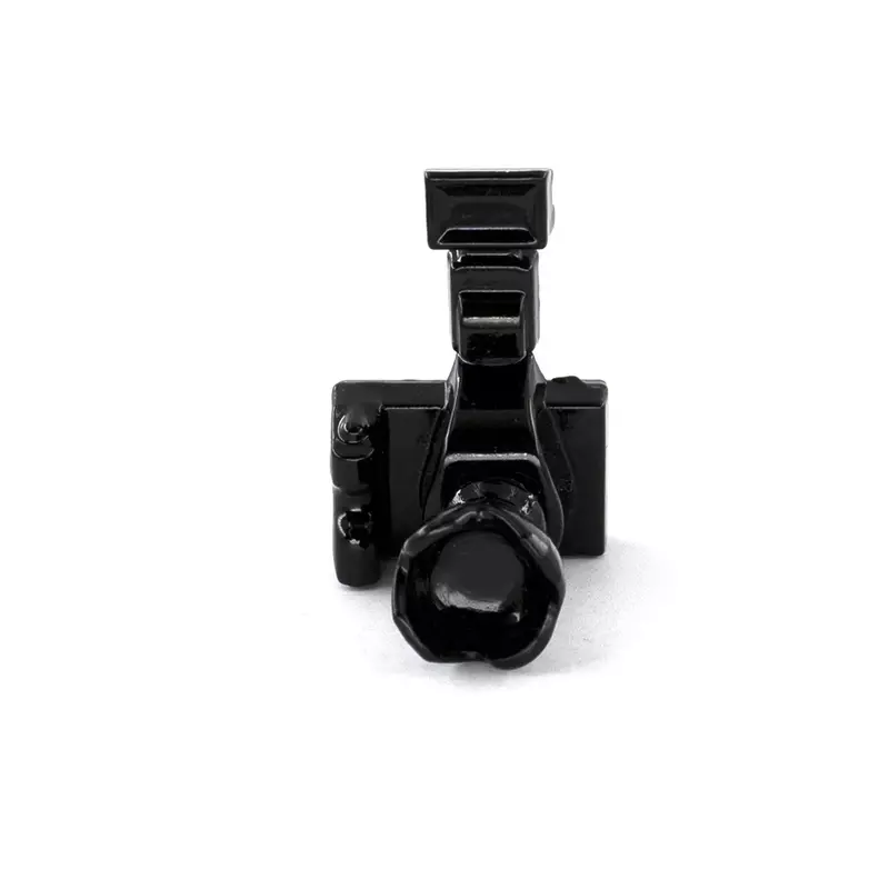 1 قطعة 1/12 بيت الدمية مصغرة المعادن SLR كاميرا محاكاة نموذج لعب للزينة مصغرة دمية الملحقات