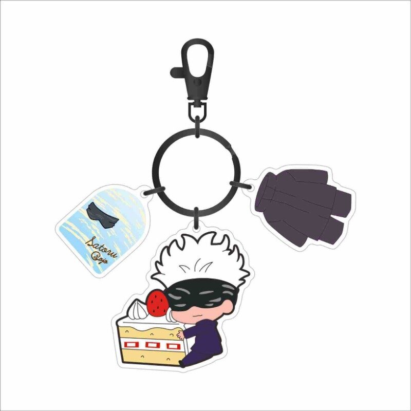 Llavero acrílico de Anime Jujutsu Kaisen para hombre y mujer, signo de Gojo para decoración de bolsa, regalos de cumpleaños, colección, en Stock
