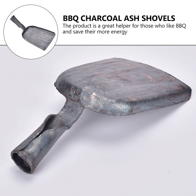 DoiTool Stove Coals Coal Hand Metal Dust Pan Bbq The Tools Ash Poker Scoop Oven Ash Wood