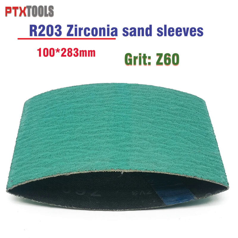 حزام صنفرة من sunmat-Zirconia للمعادن ، مطحنة بشريط جلخ ، أكسيد الزركونيوم ، أكمام صنفرة ، R203 ، 4 ، 100x283mm