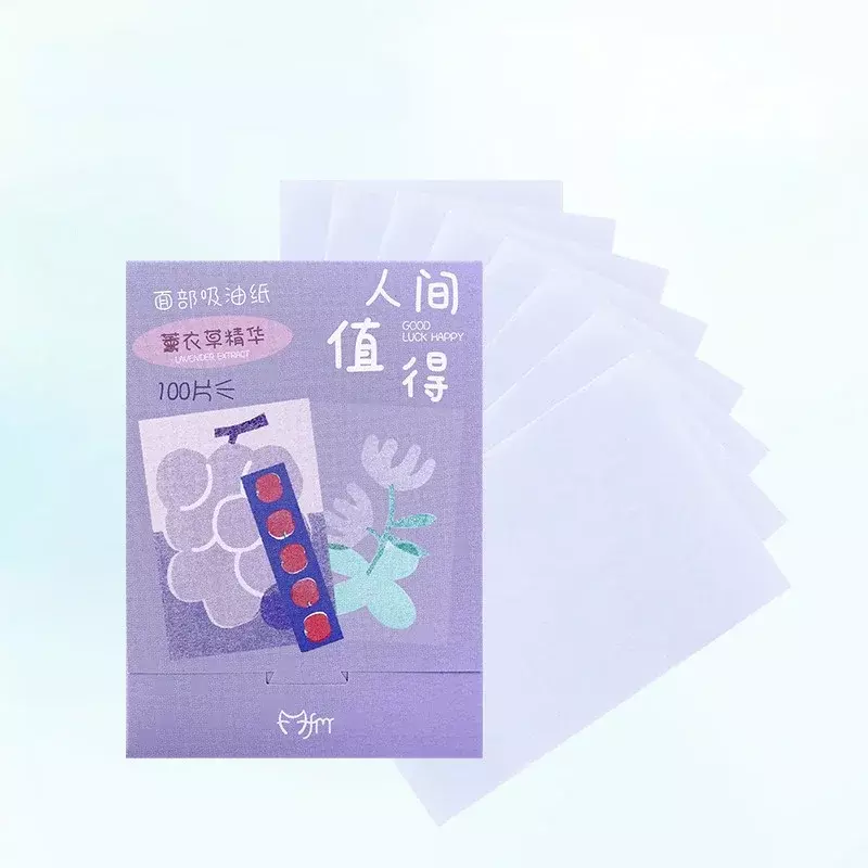 100pcs/set Facial Oil Blotting Paper Matte Face Wipes Oil Control Oil-absorbing Face Cleaning Beauty Makeup Tools Accessories