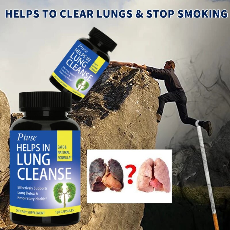 Ptvse يساعد على الإقلاع عن التدخين ، ويساعد على تطهير الرئتين والإقلاع عن التدخين ، ويحتوي على L-Tryptophan لتنظيف الرئتين ، وتخفيف التوتر