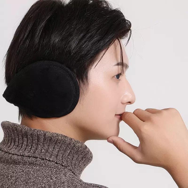 Thicken Winter Unisex Headphones Fleece Warmer Earmuff Warm Plush Cloth Ear Muffs Cover Earwarmers Earlap Warmer Ear Protector