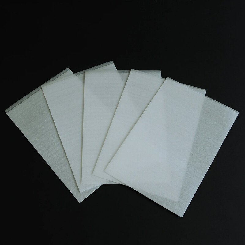 13x15cm 100Pcs Witte Kleur Beschermende Epe-Schuim Isolatieplaat Demping Verpakkingsmateriaal Bubble Bag Folie Wrap